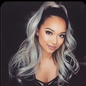 Bellami Sterling silver 20” clip in wrap ponytail✨